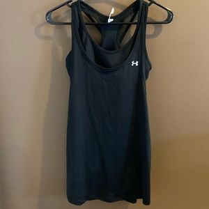 Exercise top with sports bra